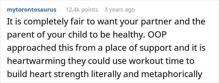 Husband struggles to accept his wife's weight gain, reflecting on health and relationship challenges in a candid online comment.
