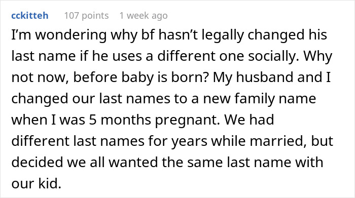 Guy Wants His Baby To Have His Bio Dad&rsquo;s Surname Despite Not Having It Himself, Mom-To-Be Confused