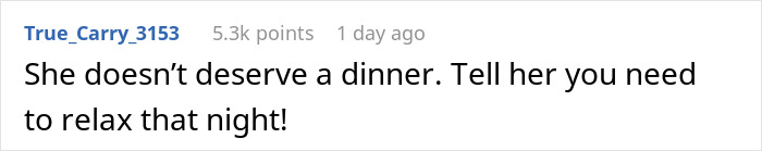 Screenshot of an online comment about a woman who keeps asking for favors from family but doesn&rsquo;t reciprocate.