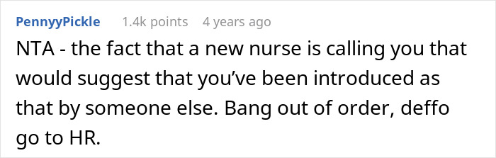 Screenshot of a Reddit comment discussing a man buying his wife new bras after learning about her work nickname embarrassment.