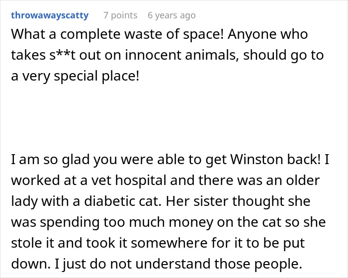 Screenshot of a Reddit comment expressing anger about animal a***e and relief at rescuing a dog from a shelter.