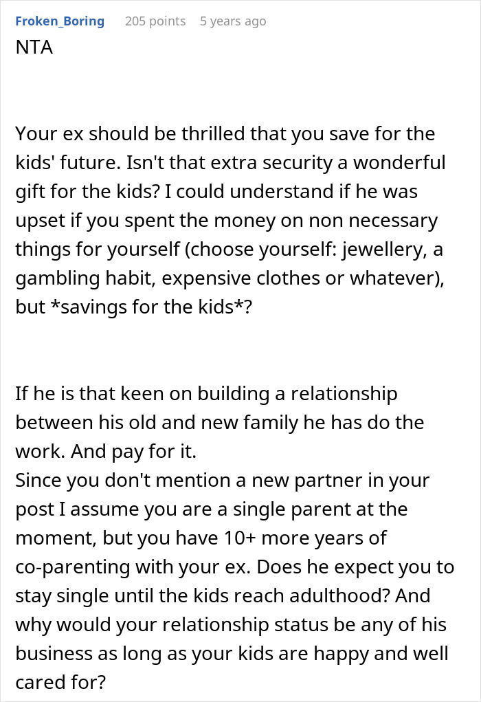 Guy Expects Ex To Spend Loads Of Money Flying Kids Out To Meet His New Fam, Mad When She Says No