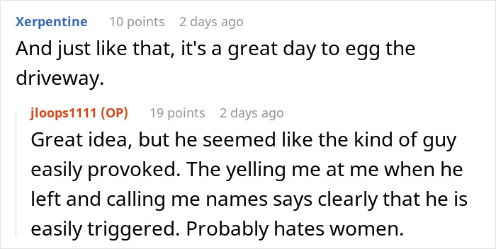 Guy Explodes At Woman After Parking In Her Driveway, Shuts Up The Second Her Male Friend Appears