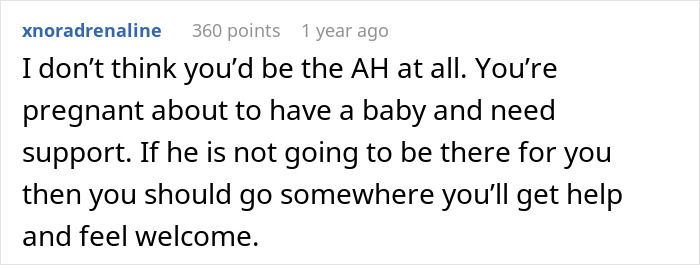 Screenshot of an online comment discussing support and challenges in a man&rsquo;s marriage on the rocks after learning he has a 12-year-old daughter.