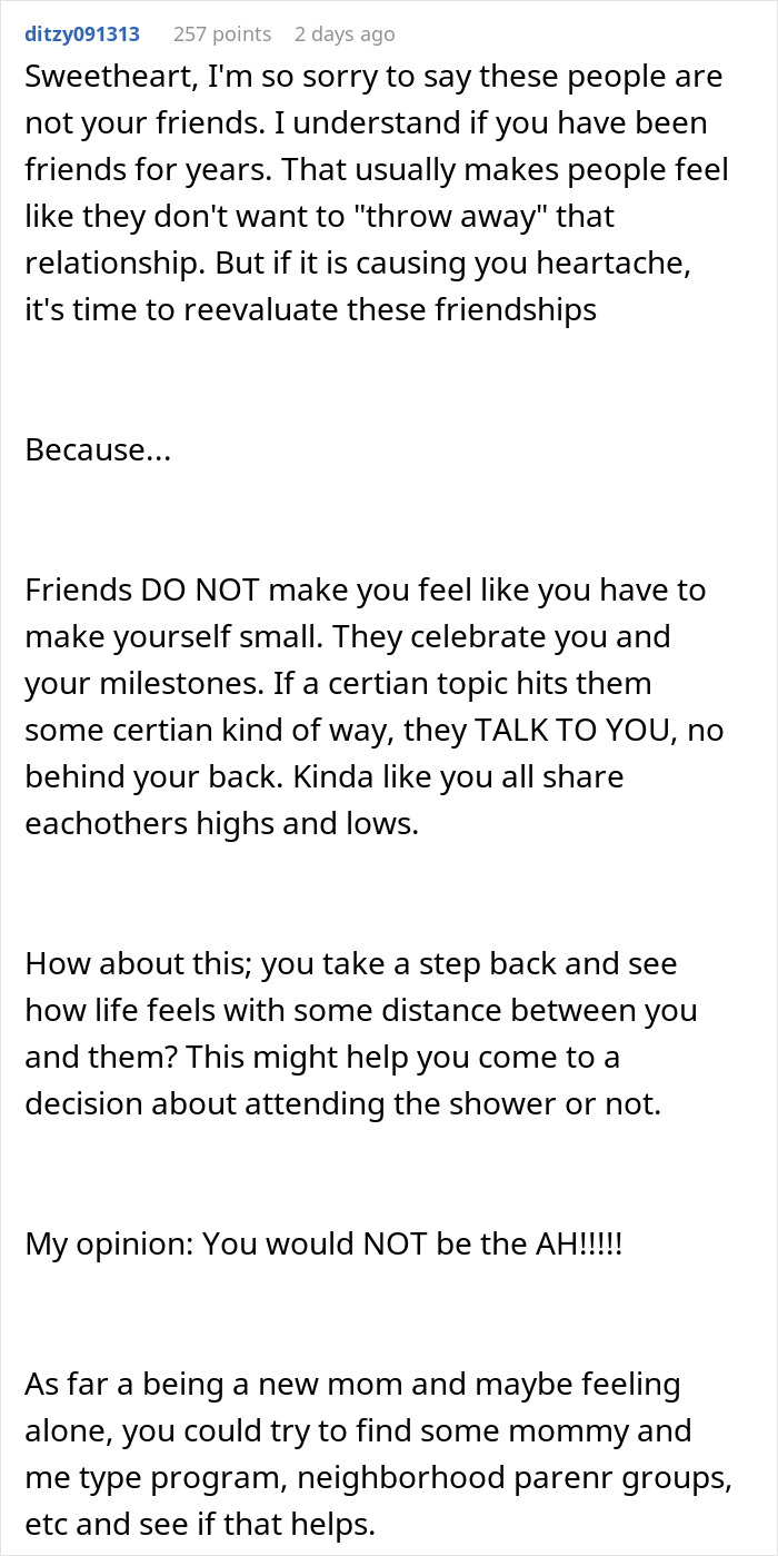 Pregnant Couple Hurt As Friends Take Out Their Infertility Struggles On Them: "I Didn't Deserve It" Pregnant Couple Hurt As Friends Take Out Their Infertility Struggles On Them: "I Didn't Deserve It"