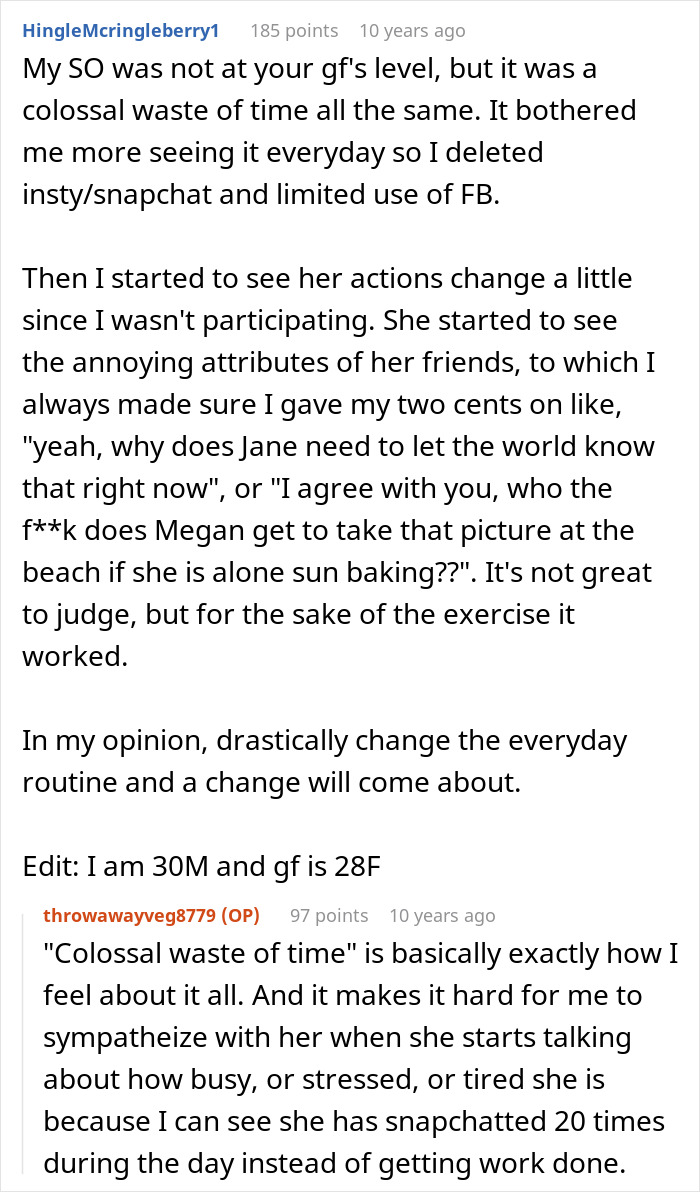 Woman Posts Absolutely Everything Online, Her Boyfriend Hates It: "Social Media Attention Seeker"