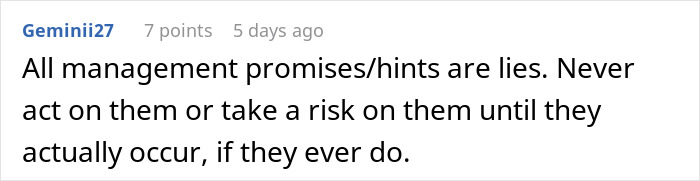 Woman Vents To The Internet About How Her Manager Got Her To Work More With A Fake Promotion Promise Woman Vents To The Internet About How Her Manager Got Her To Work More With A Fake Promotion Promise