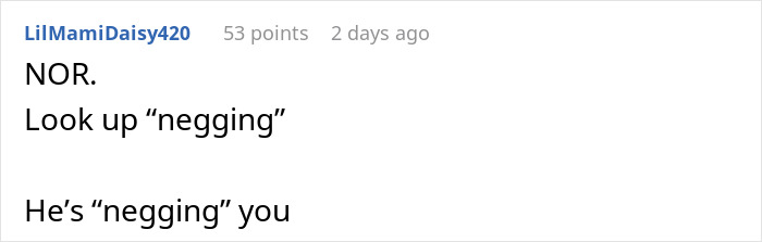 Screenshot of online conversation where a woman&rsquo;s leftover food is criticized while supporting her boyfriend in mourning.