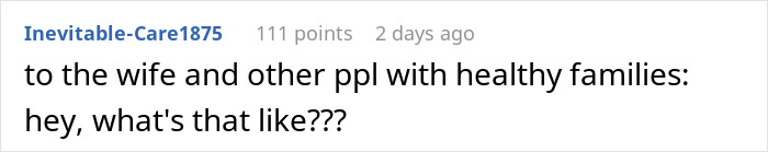 Comment text on social media relating to a woman wanting to reconcile with her son after 32 years apart.