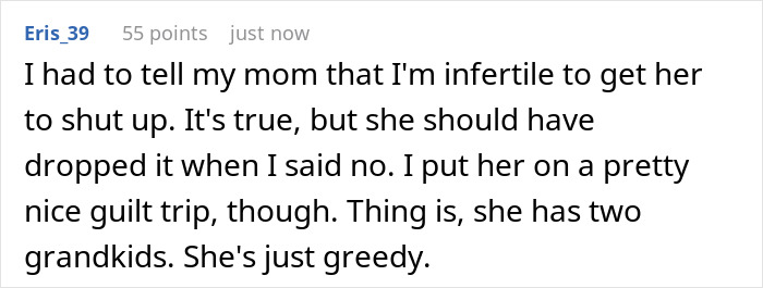 Mom Pressures Childfree Daughter To &ldquo;Give Birth,&rdquo; Backtracks Fast When Adoption Enters The Chat