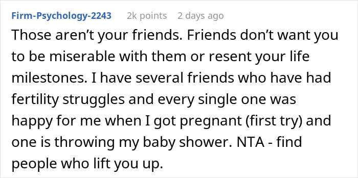 Pregnant Couple Hurt As Friends Take Out Their Infertility Struggles On Them: "I Didn't Deserve It" Pregnant Couple Hurt As Friends Take Out Their Infertility Struggles On Them: "I Didn't Deserve It"