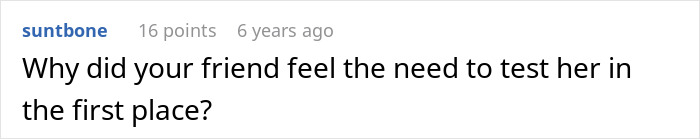 Screenshot of an online comment discussing a situation involving a psychiatric nurse turned patient after a secret is revealed.