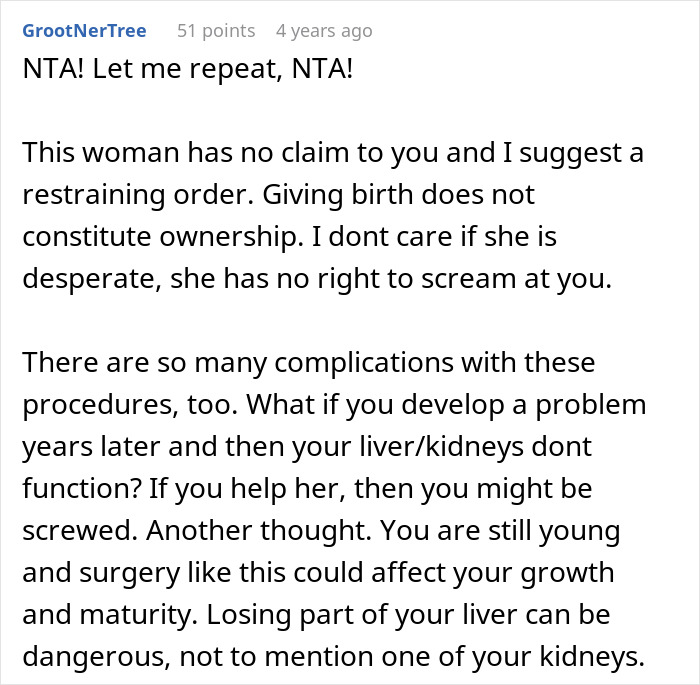 Mom Gives Up Daughter For Adoption, Returns 15 Years Later When Her Kidneys And Liver Are Failing