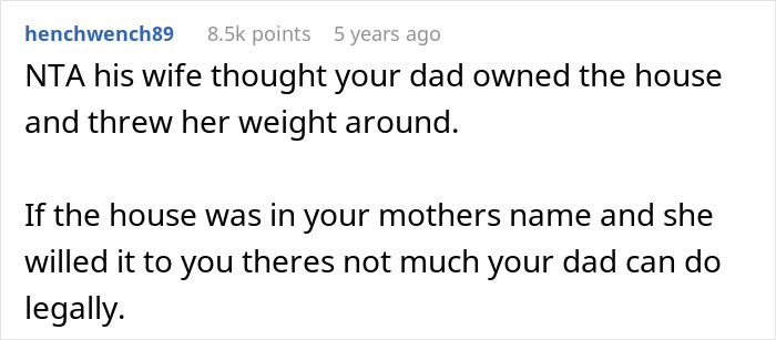 Evil Stepmom Ends Up Homeless After Trying To Evict Stepdaughter From Her Home As Sis Isn’t Having It Evil Stepmom Ends Up Homeless After Trying To Evict Stepdaughter From Her Home As Sis Isn’t Having It