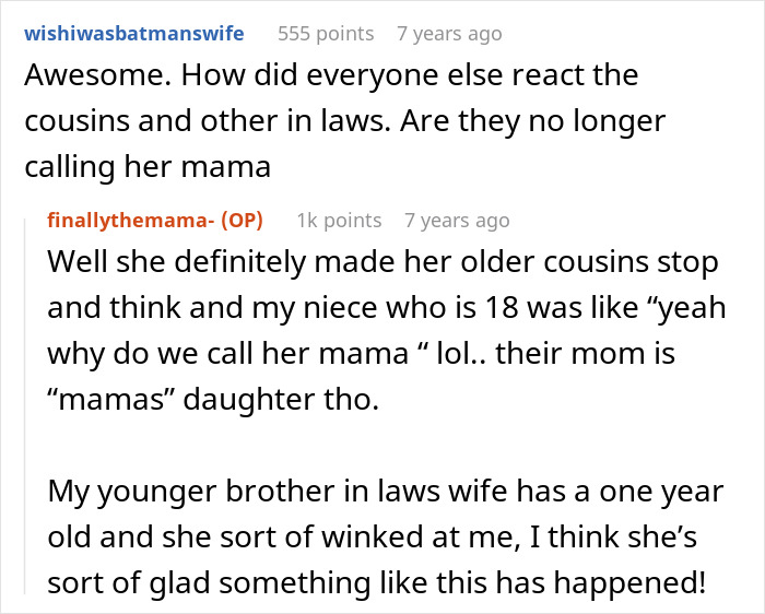 Sassy teen confidently puts grandma in her place during family gathering, earning pride and respect from everyone.
