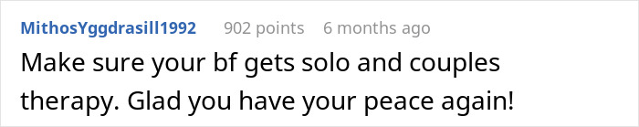 Comment on a Reddit post discussing a man kicking his family out after his wife discovers the real reason they moved in.