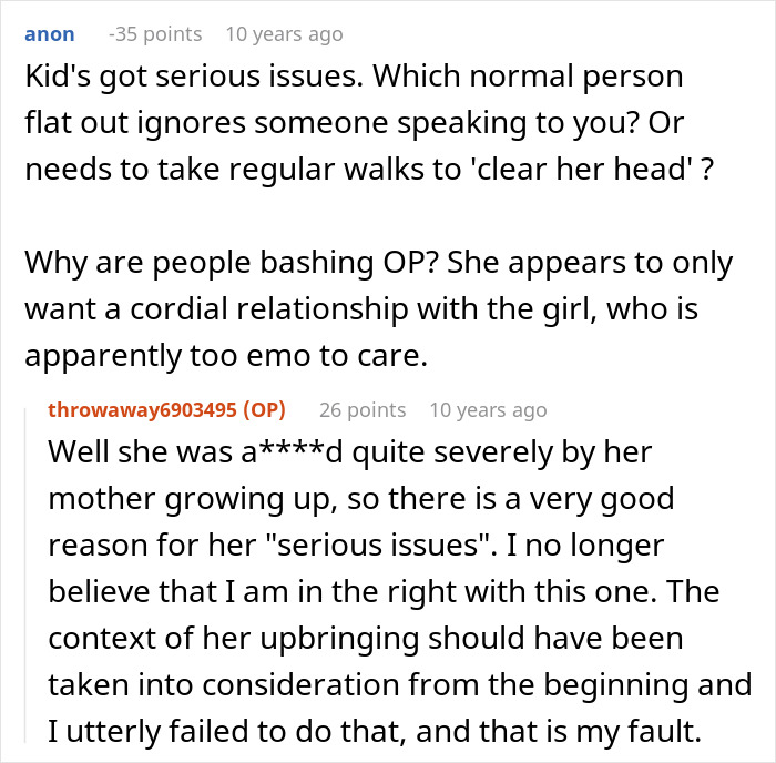 Woman Bashed Online For Turning Into Evil Stepmother For Shy And Introverted 17YO