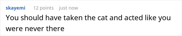 Comment about estranged wife discovering black thong while checking on jailed hubby&rsquo;s cats, implying he&rsquo;s not sad.