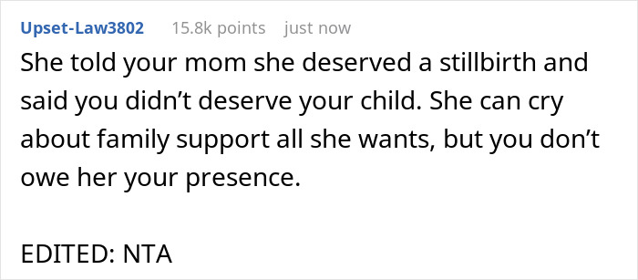 Baby-Obsessed SIL Acts Cruelly To Pregnant In-Laws, Wants Them To Play Happy Family At Her Baby Shower Baby-Obsessed SIL Acts Cruelly To Pregnant In-Laws, Wants Them To Play Happy Family At Her Baby Shower