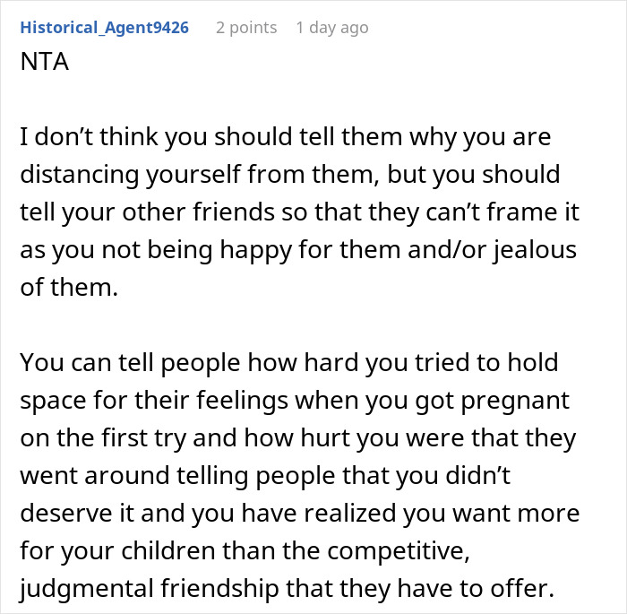 Pregnant Couple Hurt As Friends Take Out Their Infertility Struggles On Them: "I Didn't Deserve It" Pregnant Couple Hurt As Friends Take Out Their Infertility Struggles On Them: "I Didn't Deserve It"