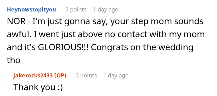 Commenter discusses upset man forced by parents to drink beer at wedding and leave early due to music discomfort.