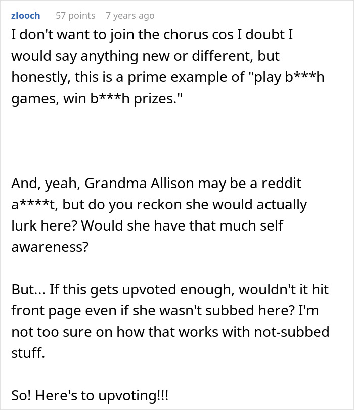 Sassy teen confidently puts grandma in her place during family gathering, impressing everyone and making mom proud.