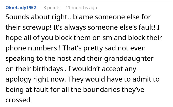 In-Laws Ignore 1YO’s B-Day Timeline And Arrive Late, Mom Refuses To Invite Them Anywhere Again In-Laws Ignore 1YO’s B-Day Timeline And Arrive Late, Mom Refuses To Invite Them Anywhere Again
