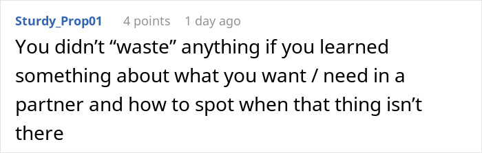 Comment about handling maid of honor duties and recognizing partner&rsquo;s true character during a wedding situation.