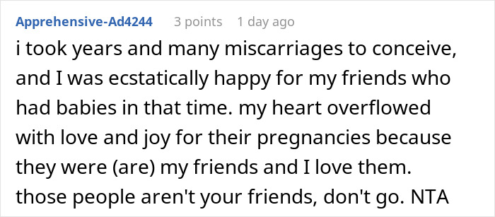 Pregnant Couple Hurt As Friends Take Out Their Infertility Struggles On Them: "I Didn't Deserve It" Pregnant Couple Hurt As Friends Take Out Their Infertility Struggles On Them: "I Didn't Deserve It"