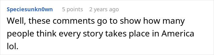 Comment on online post discussing neighbors forcing woman to trim living hedge dividing their properties.