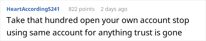 Screenshot of a forum comment expressing frustration about trust and account misuse related to the World Cup emergency fund.