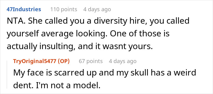 Online conversation showing woman firing back after sister's insult, making her husband embarrassed and kids confused.