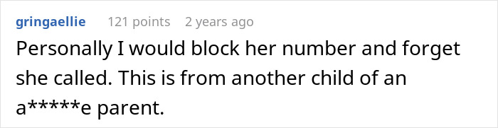 Comment discussing a woman who wants to reconcile with her son after 32 years, reflecting on difficult parent-child relationships.