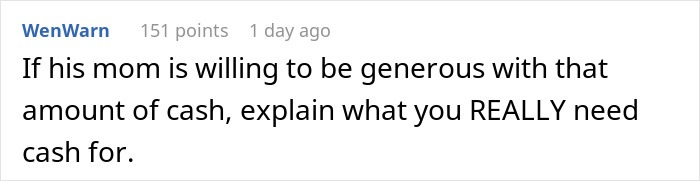 Screenshot of an online comment discussing a man&rsquo;s $500 insurance hike affecting his fianc&eacute;e&rsquo;s relationship.