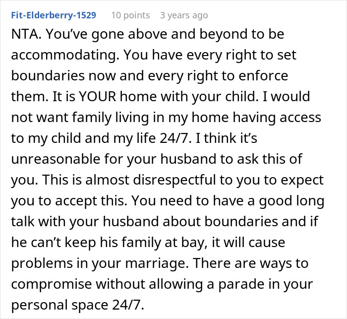 Alt text: Woman fed up with in-laws constantly showing up unannounced, stressed over boundaries and family moving in plans