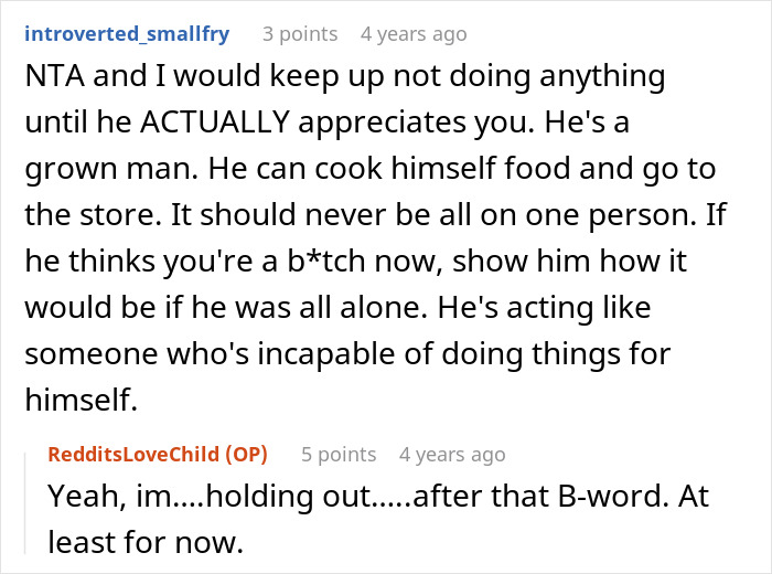 Reddit user complains about paying the price and eating fast food while wife works longer shifts in a relationship dispute.