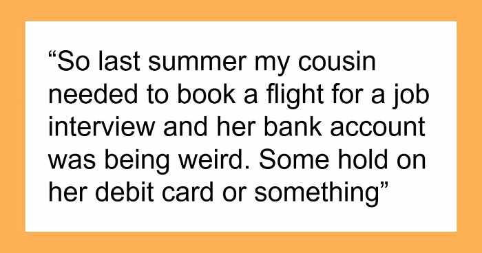 Cousin Memorizes Card Details For $1.5k Splurge, Acts Shocked When Victim Calls Fraud