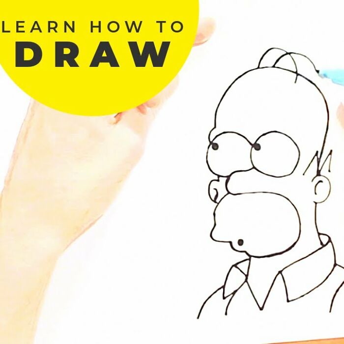 How To Draw The Simpsons Cartoon Characters: Step-By-Step Draw-Along