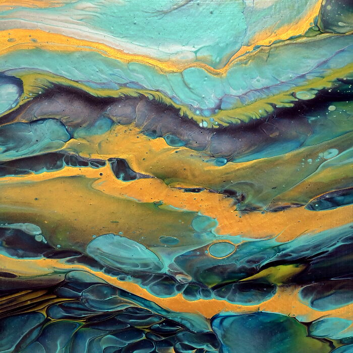 Chaos Split Cup Acrylic Pour: From Wild Pour To Fine Details