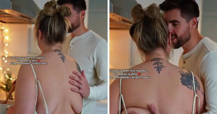 Low-Cut Dress Advertisement Goes Viral For All The Wrong Reasons