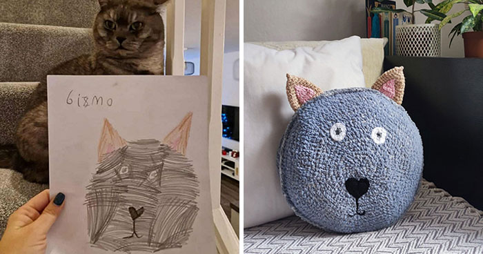 24 Times I Turned Children’s Drawings Into Real-Life Crochet Companions