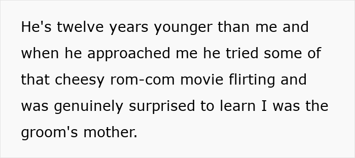 Text on a white background describing a woman’s story about a boyfriend breakup and new grandma drama involving age difference and surprise.