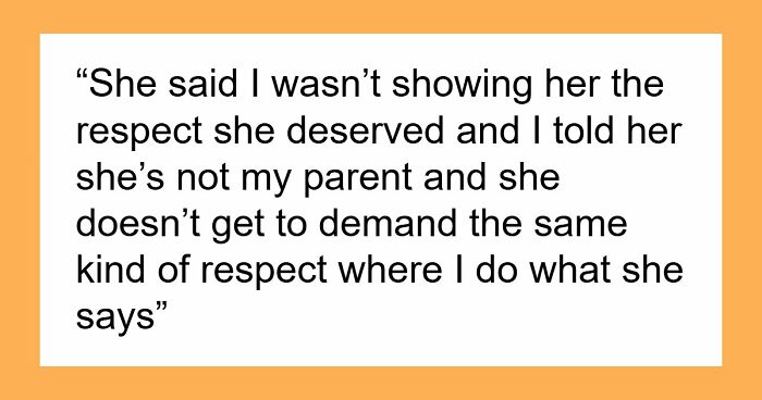 Woman Tries To Enforce Her Family Rules On BF’s Son When He Doesn’t Even Live With Them