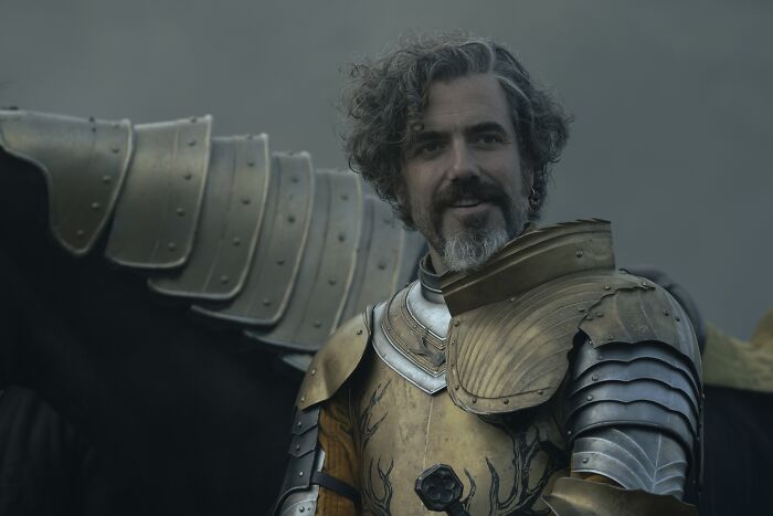 Actor in detailed armor portraying a champion joining Ser Duncan in the Trial by Seven scene. Actor in detailed armor portraying a champion joining Ser Duncan in the Trial by Seven scene.