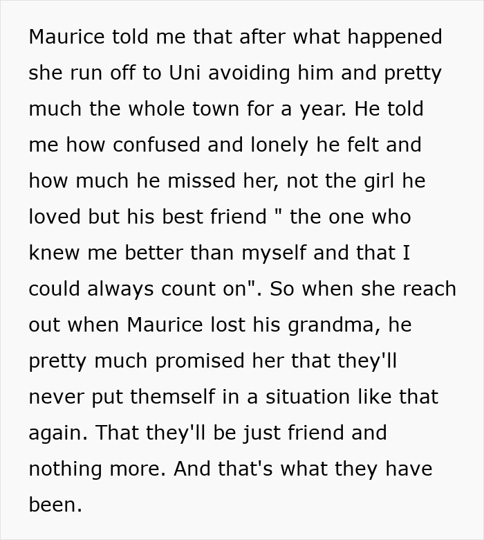 Text excerpt discussing feelings of confusion and loneliness when a husband&rsquo;s best friend was involved, highlighting trust and boundaries to avoid cheating.