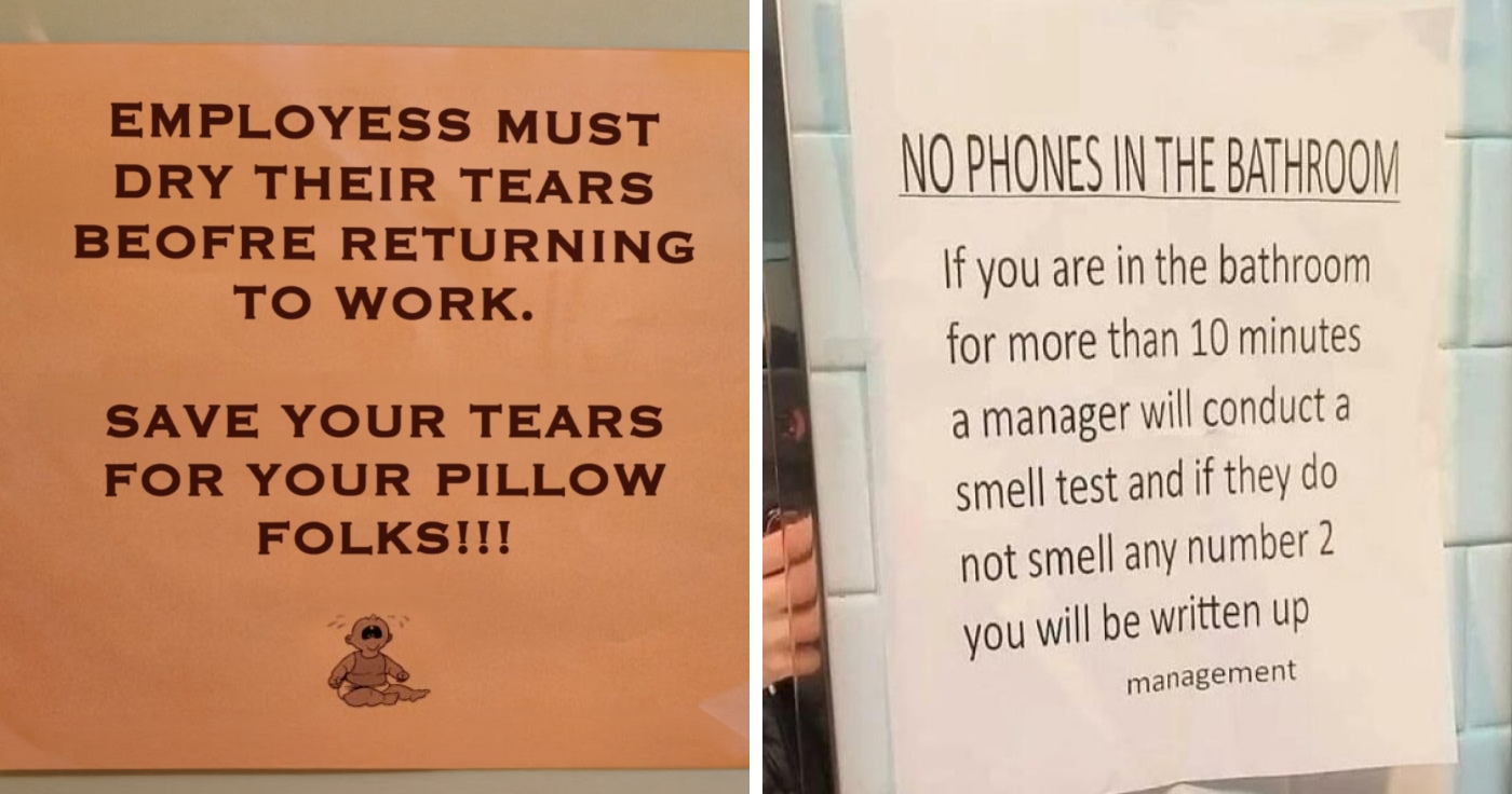 45 Office Signs And Notes That Somehow Made Work Even Worse