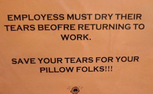 45 Workplace Signs That Made Employees Do A Double Take