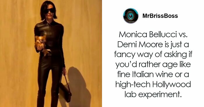 Viral Footage Of Demi Moore’s Unrecognizable Transformation Sparks Comparisons To Monica Bellucci