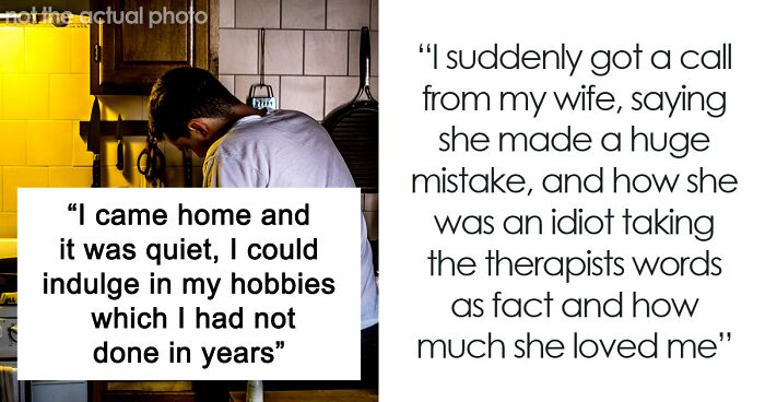 Man Feels Like A “Cash Cow And A Servant” For His Wife Until She Leaves Him, Then Changes Her Mind