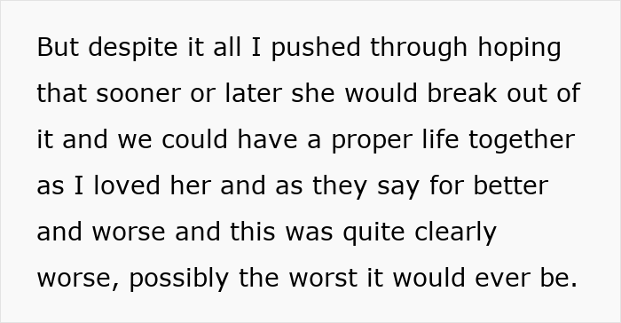Man gives wife a second chance after she leaves, hoping for a proper life together despite tough challenges.